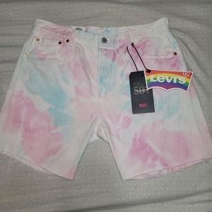 Levis 501 Gay Pride Cut Tie Dye Jean